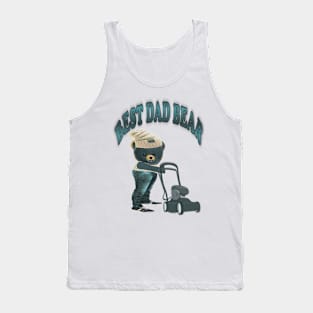 Father's Day. Best Dad Bear Tank Top